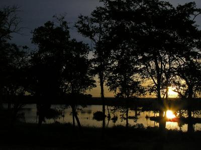 Sunrise in Cachamay Park / Amanecer en el parque Cachamay