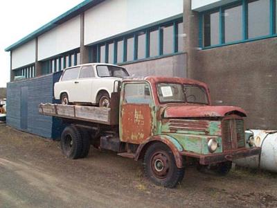 Vltknisafni Egilsstum.Horch,Trabant