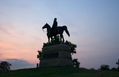 Grant on horse