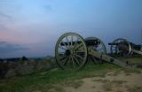 Cannon at sunset