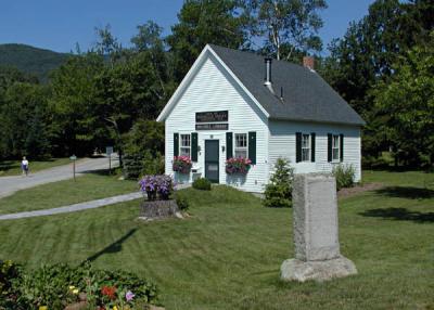 Waterville Library in summer