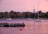 Harbor at dusk