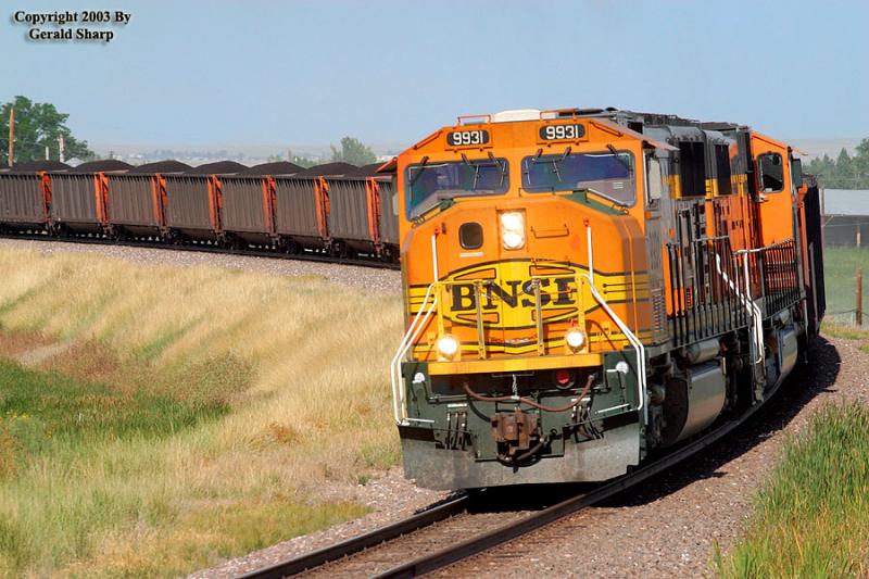 BNSF 9913 West At West Keensburg