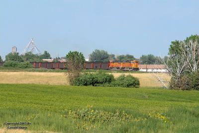 BNSF 9913 West At West Keensburg