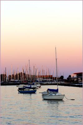Boats in Sunset