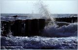 Crashing waves