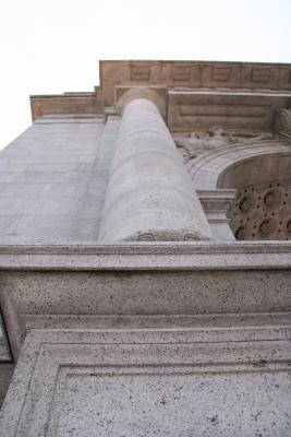 from below