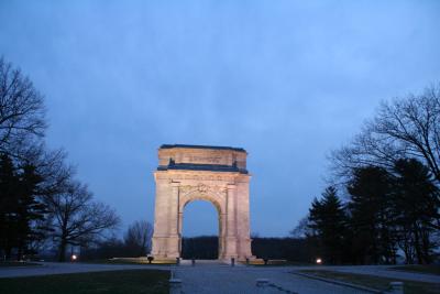 dusk at the park