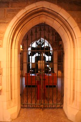 the other side of the gated bell