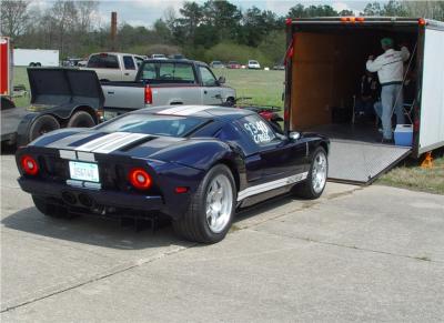 2005 GT40 FORD FASTEST TIME OF 125 MPH ON A VERY WINDY SATURDAY