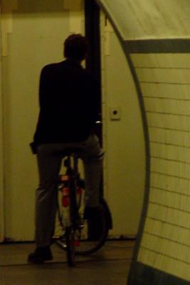 waiting for the lift