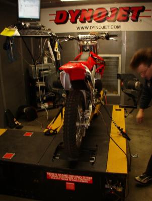 Dyno Runs on CR250R, Kit w/ 380 &400MJ