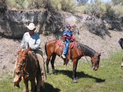 Senor Sandoval & grandson, Marcus