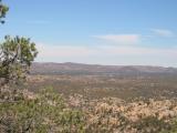 View out towards the ranch (see the green meadow in distance?)
