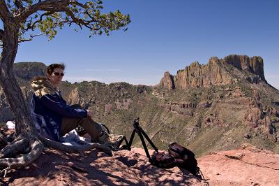 Lunch Break at Top of Lost Mine Trail