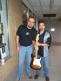 Greg Koch and Fender DSM Scott Lombardo