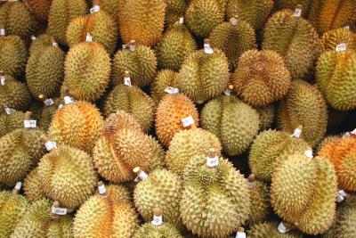 Durians (odeur bien particulire...)