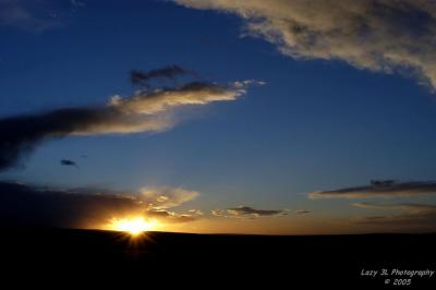 Sunset from the Anatone Grade