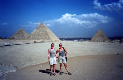 Me & my sister (.... and some famous pyramids)