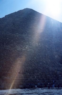 Sun-topped pyramid