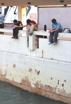 Sitting on the dock of the bay?