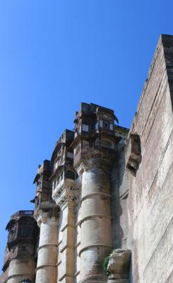 Detail of Bastions - Mehrangarh Fort