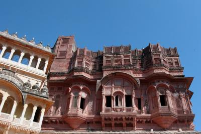 Detail - Carved Balconies, Mehrangarh Fort