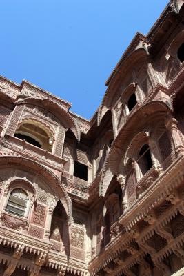 Detail - Carved Balconies, Mehrangarh Fort