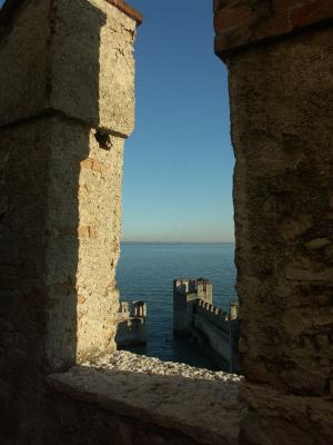 Rocca Walls on Lake Garda in Sirmione