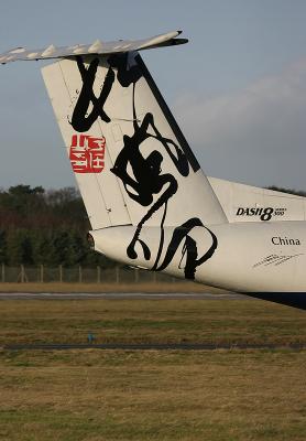 The Rendezvous World Image is still worn on this BA Dash 8