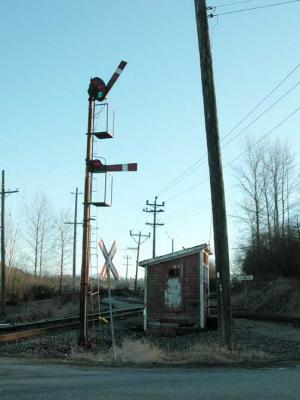 Semaphore system guards the crossing