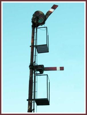Close up of semaphore.