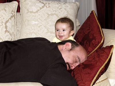 I'll wake him up
