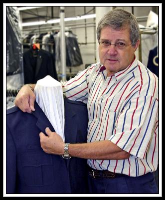 Plant Manager Proud to Show Off Product