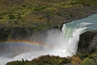 Waterfall w rainbow