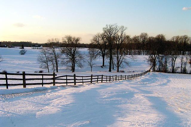926 Farm In Snow