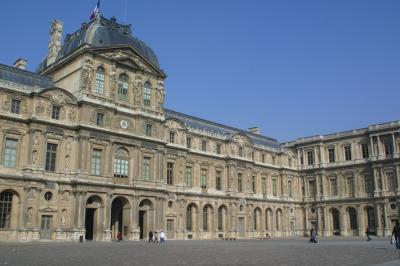 Built in the 1600's as a palace, the Louvre is the largest museum in the world