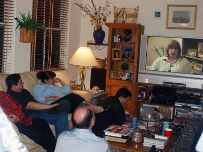 Mrs. Lady Gives a Speech via Video