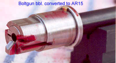 AR-15 Adapter-3^4 view