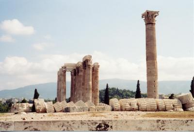 Temple Olympia Zeus, Athens Greece 1999