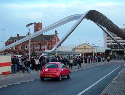 underneath the arches....