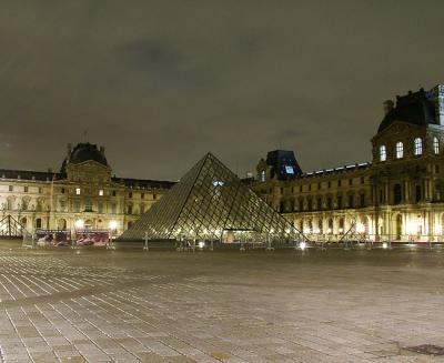 The Louvre early in the Morning