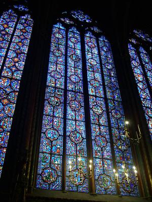 Stain Glass in the La Sainte-Chapelle
