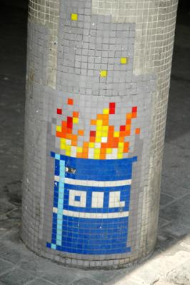 Space Invaders - Rue Beaubourg 75003