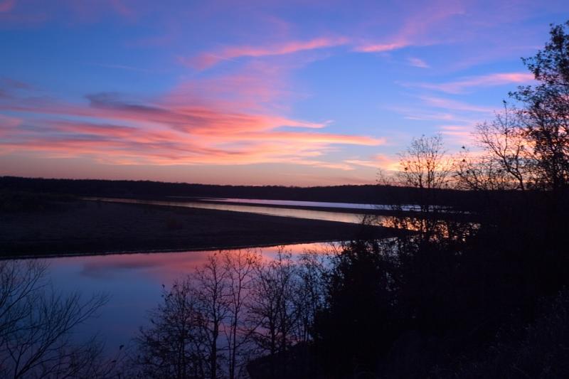 Cimarron River Sunset