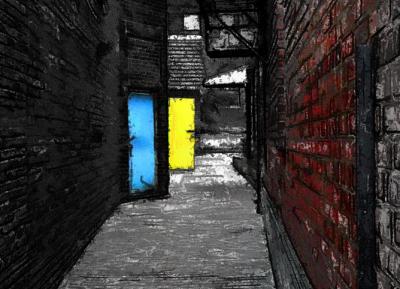 Alley Doors