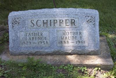 Clarence Schipper's Gravestone
