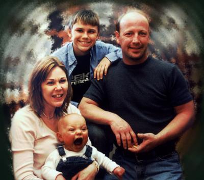 Kathy, Sylys, Sean, and baby Kade 2002