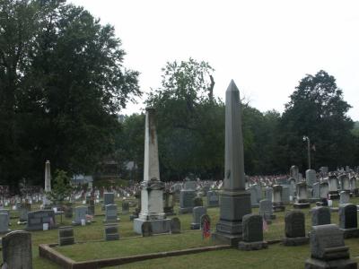 Confederate Cemetary grave markers
