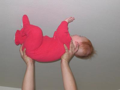 Tay crawling on the ceiling